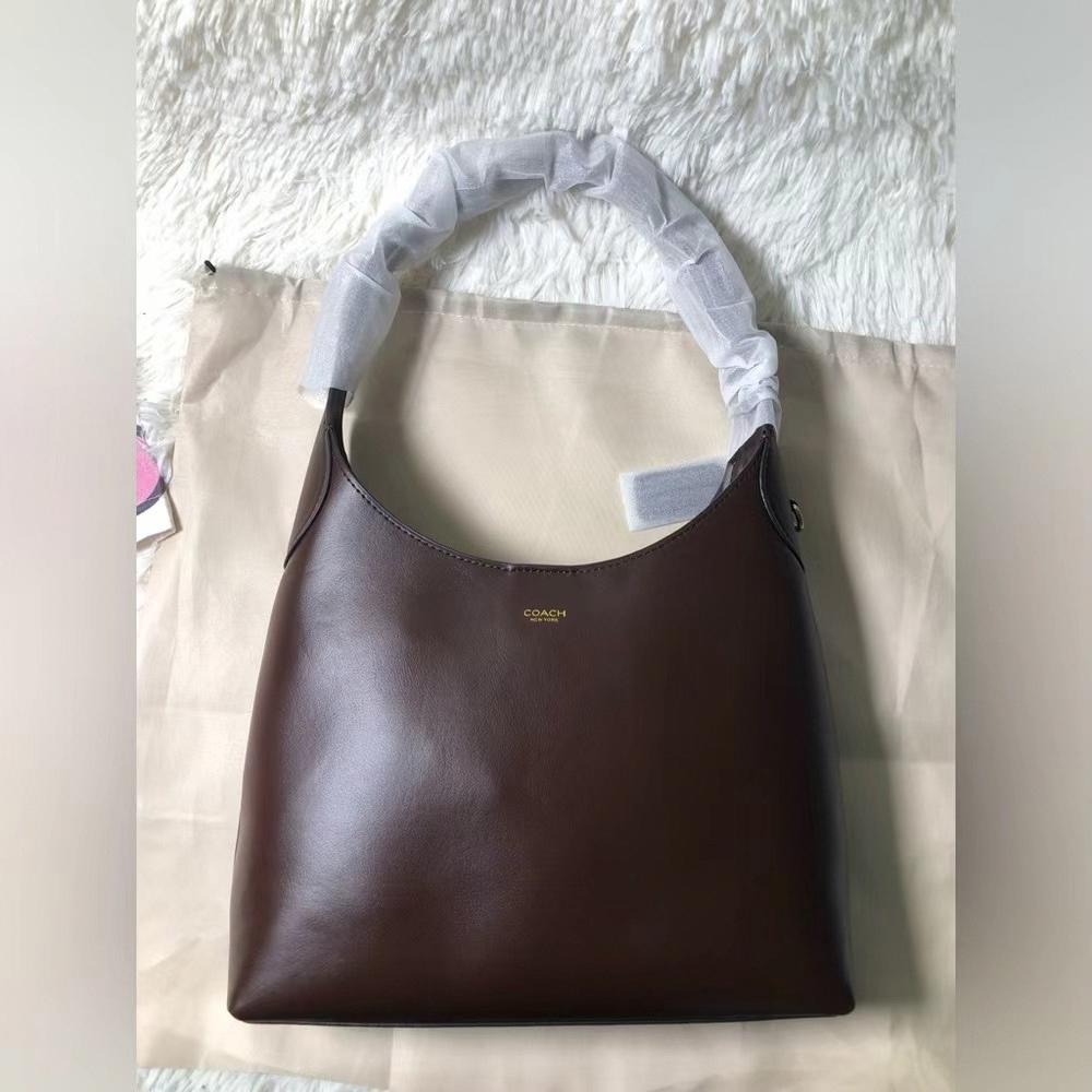 Coach Brooklyn Shoulder Bag 28 – BrassMaple NWT with Dust Bag